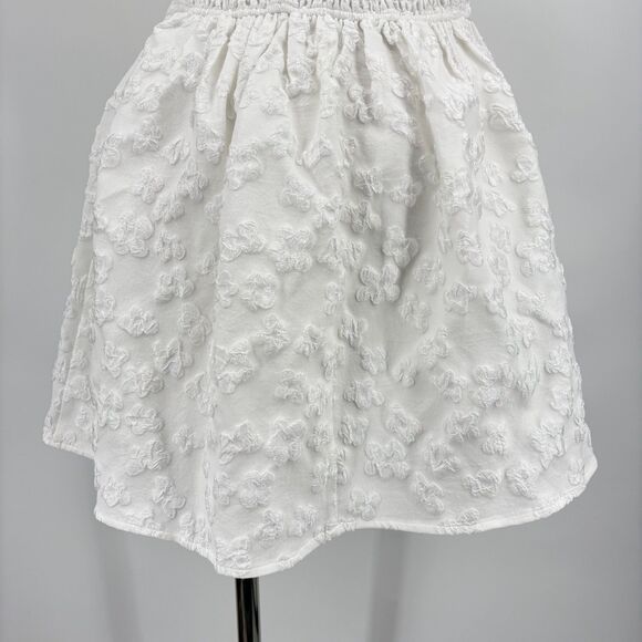 Altar'd State Emberly Strapless Mini Dress in White, Sz Med, Wedding Bride Beach - Picture 9 of 12